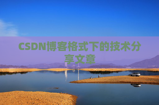 CSDN博客格式下的技术分享文章